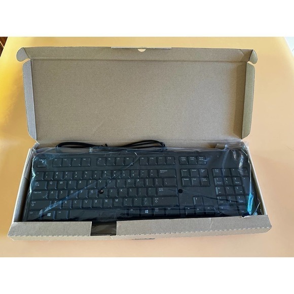 NEW Genuine DELL KB212-B 0DJ454 104-Key USB Quiet Computer Keyboard (Black) NIB - Picture 2 of 12